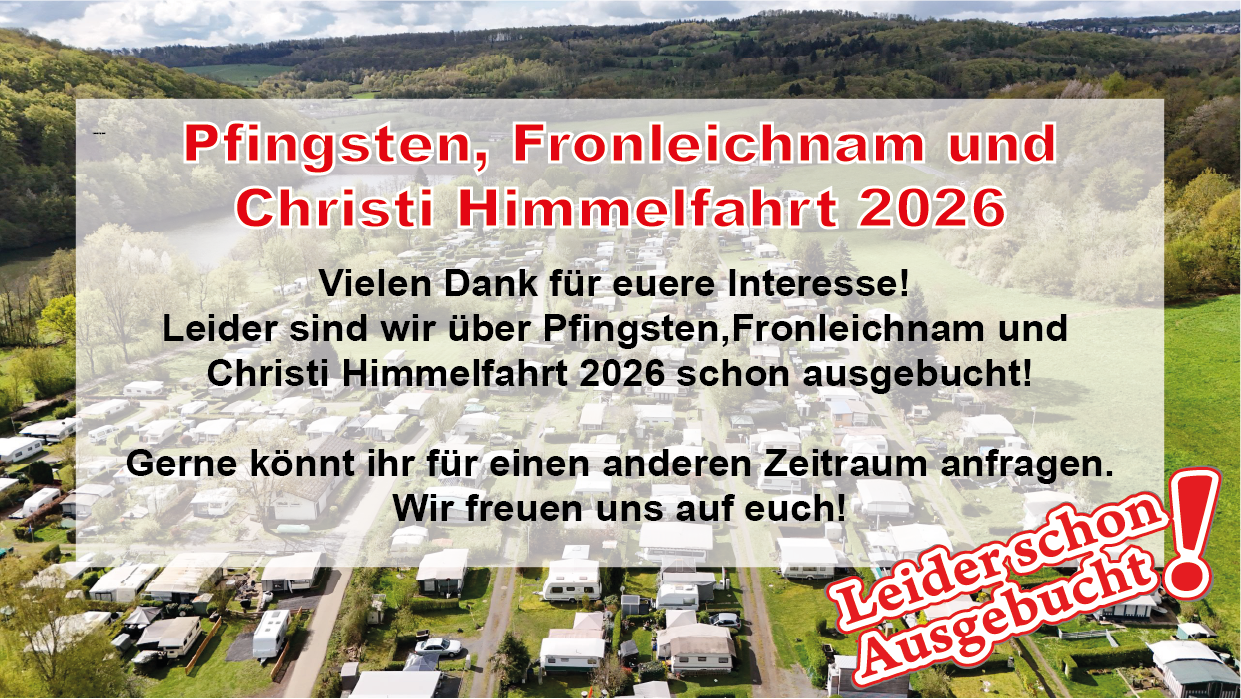 Pfingsten ausgebucht 2026
