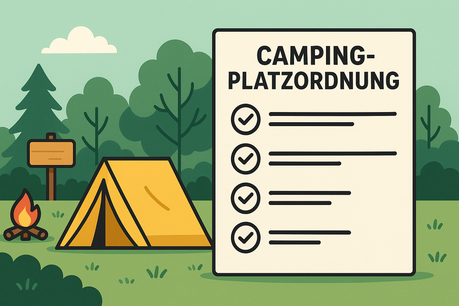 Herzlich willkommen auf dem Campingplatz