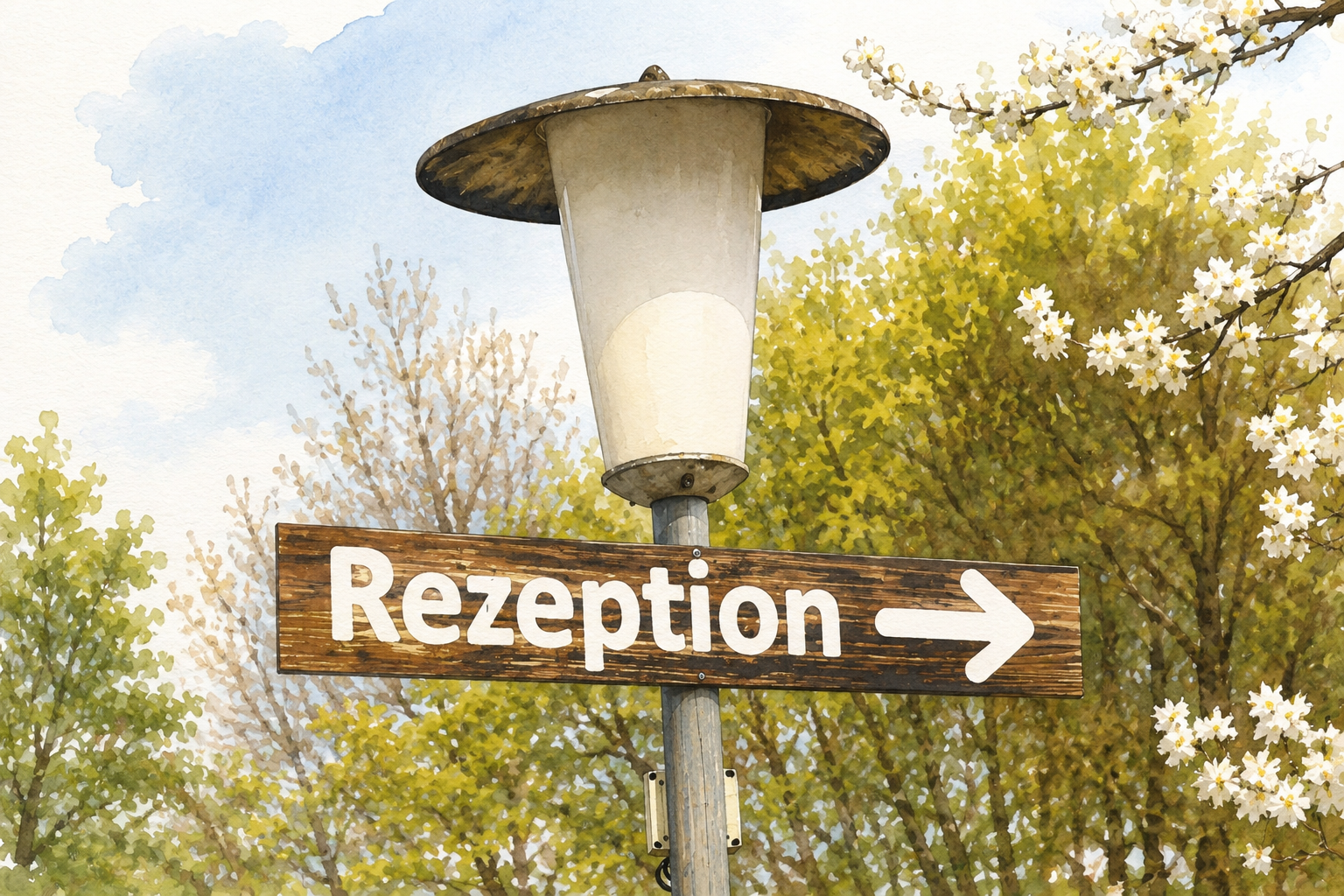 Rezeption des Campingplatzes